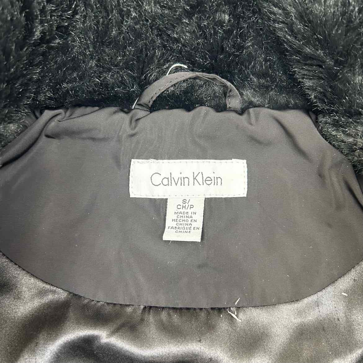 Calvin Klein Quilted Vest, Size Small