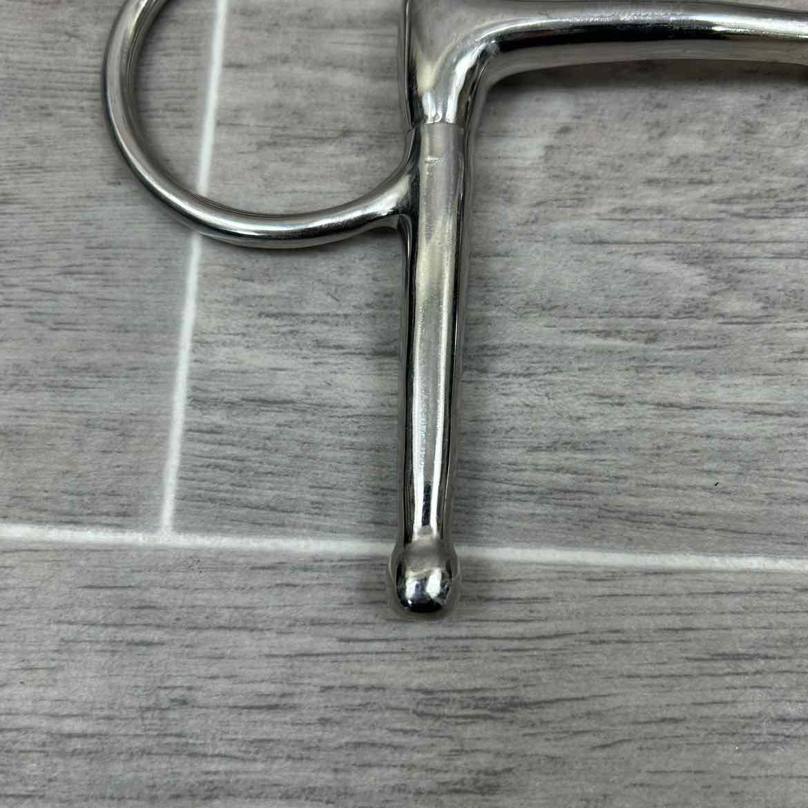 Smucker's Single Joint Large Ring Full Cheek Bit 5.5" (8" Cheeks)