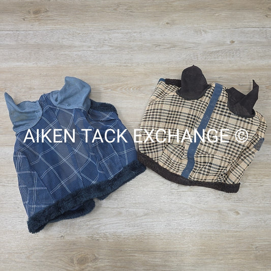 BARGAIN BUNDLE: 2 Mesh Fly Masks w/ Ears, Size Horse