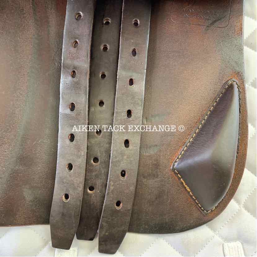 **SOLD** 2020 Antares Contact Jump Saddle, 17" Seat, 1A Flap, Medium Tree, Foam Panels, Full Buffalo Leather
