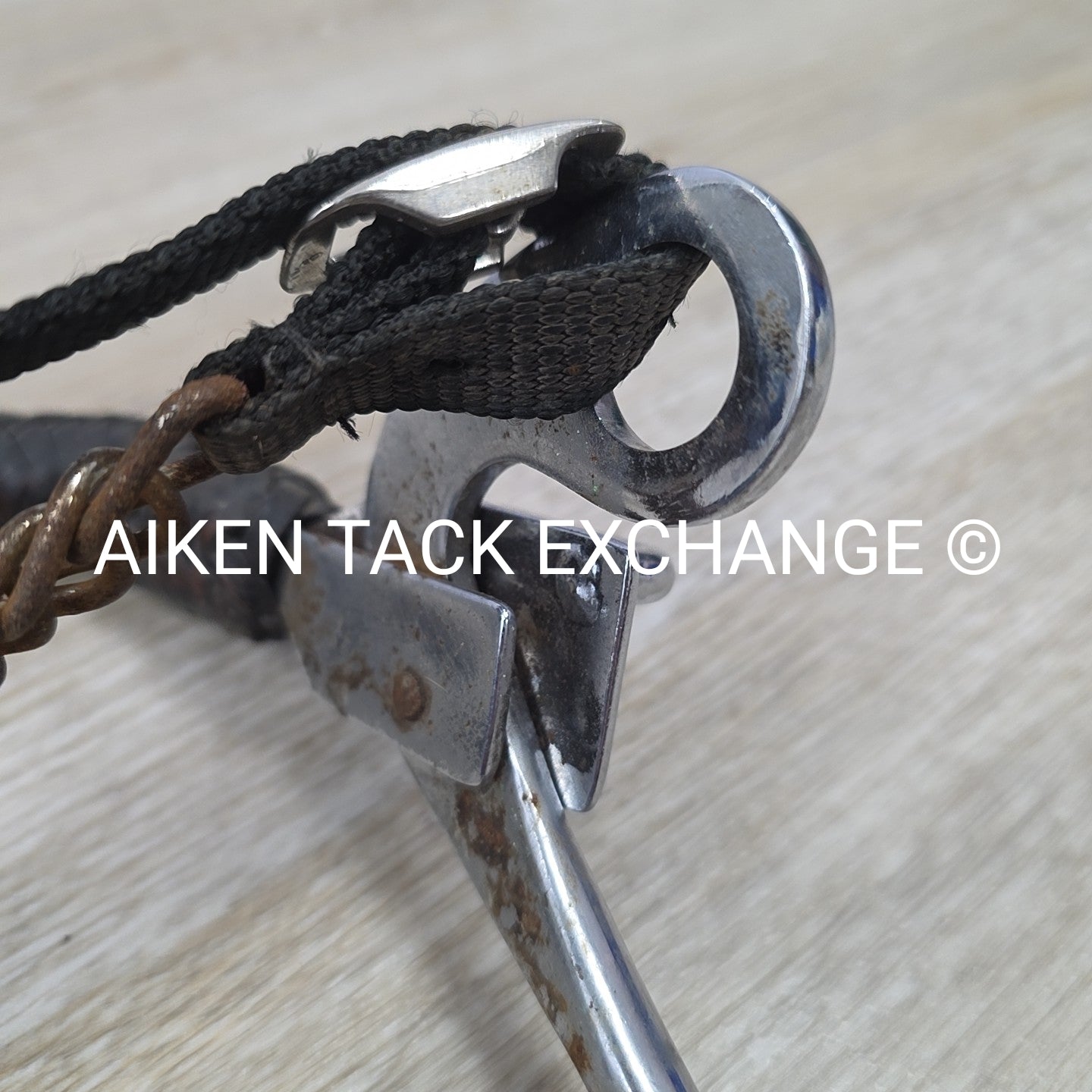 Mechanical Hackamore with Braided Nose