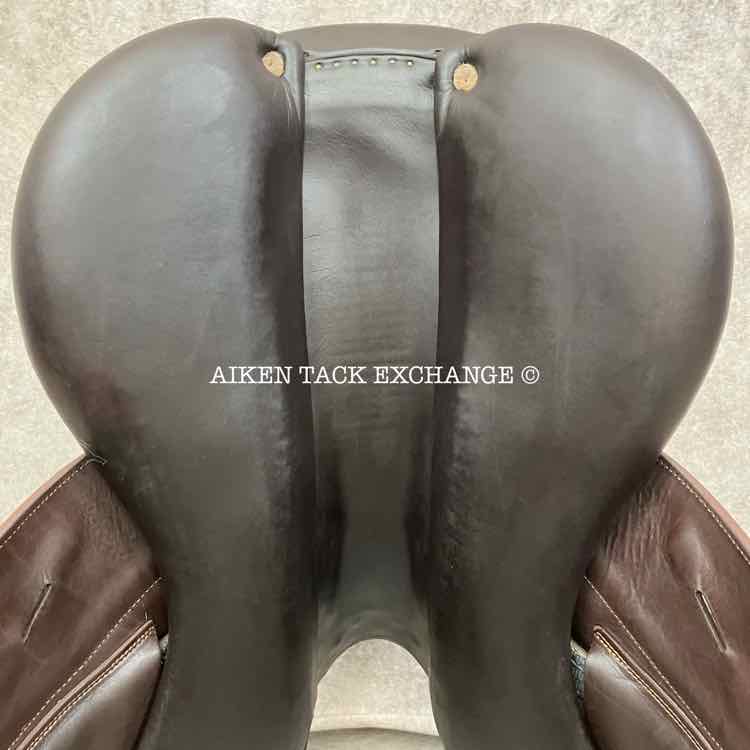 2014 CWD SE09 Monoflap Jump Saddle, 17.5" Seat, 2AA Flap, Medium Tree, Foam Panels