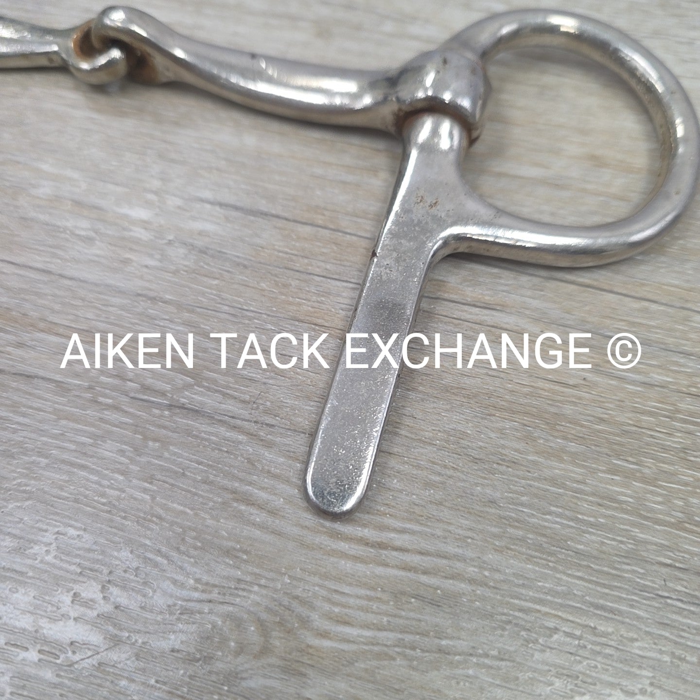 Plated Single Joint Half Cheek Bit 5"