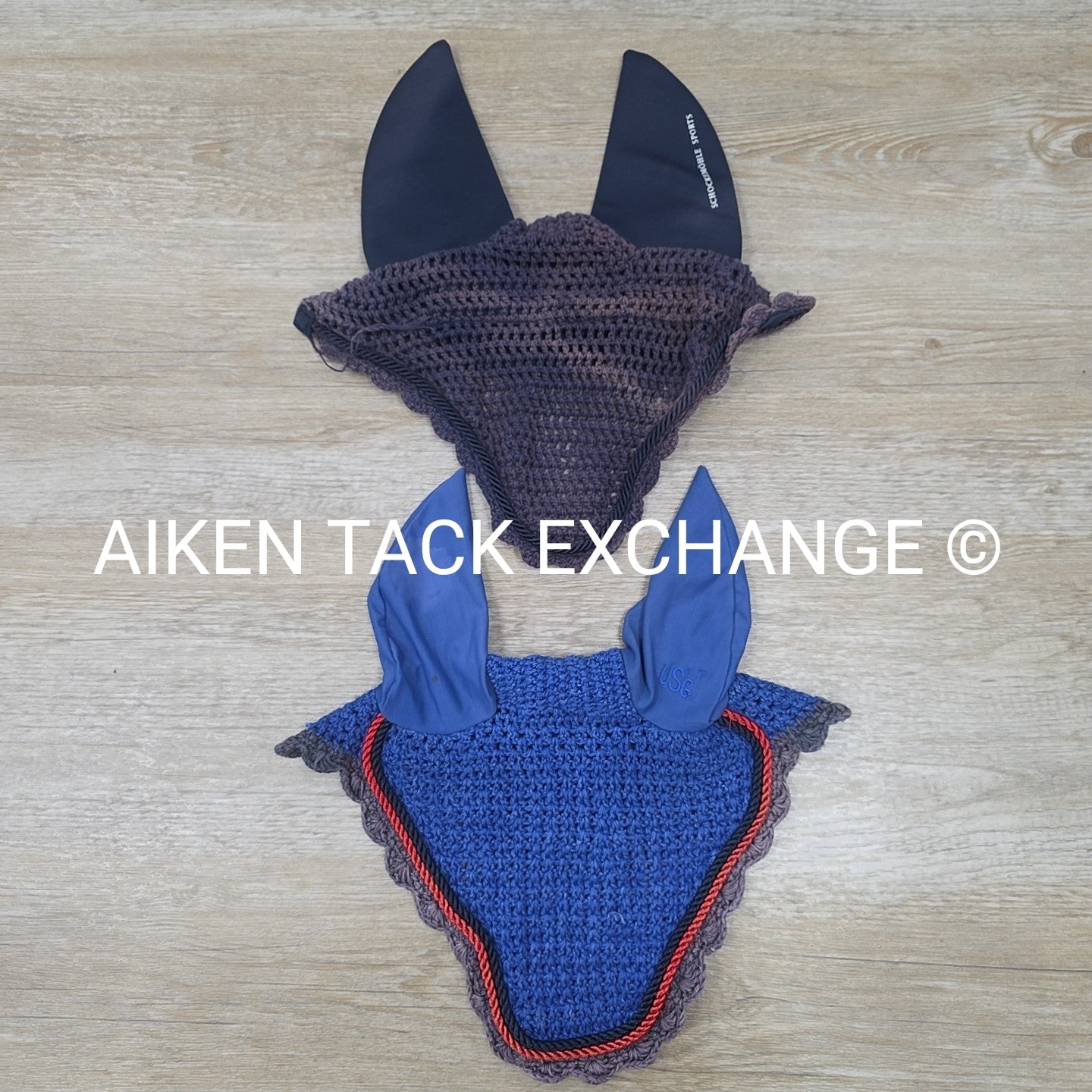 BARGAIN BUNDLE: Schockemohle Ear Bonnet & USG Ear Bonnet, Size Full