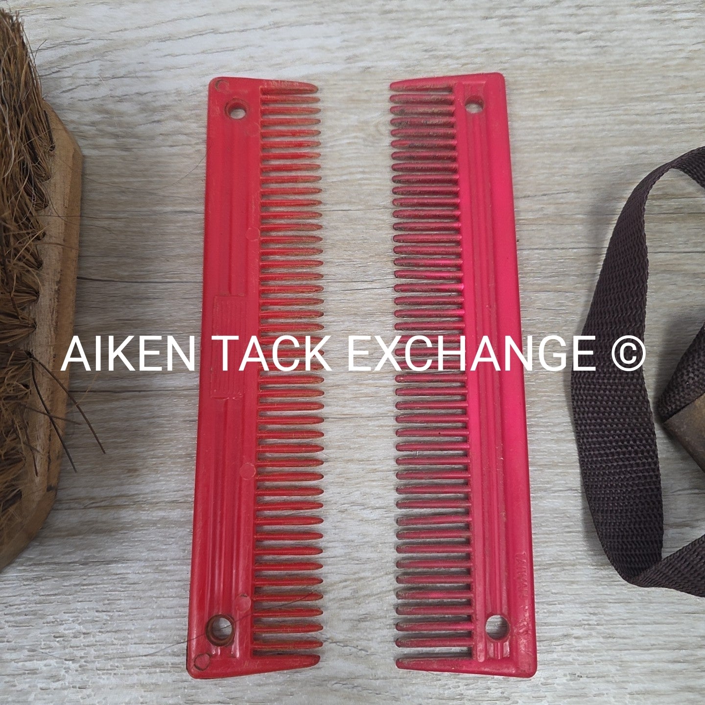 BARGAIN BUNDLE: 2 Brushes, 2 Combs, Curry Comb, Hoof Pick, & Braiding Tools