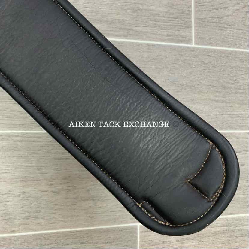 Voltaire Padded Leather Anatomic Short Girth, Brown, 24" (has blemishes)