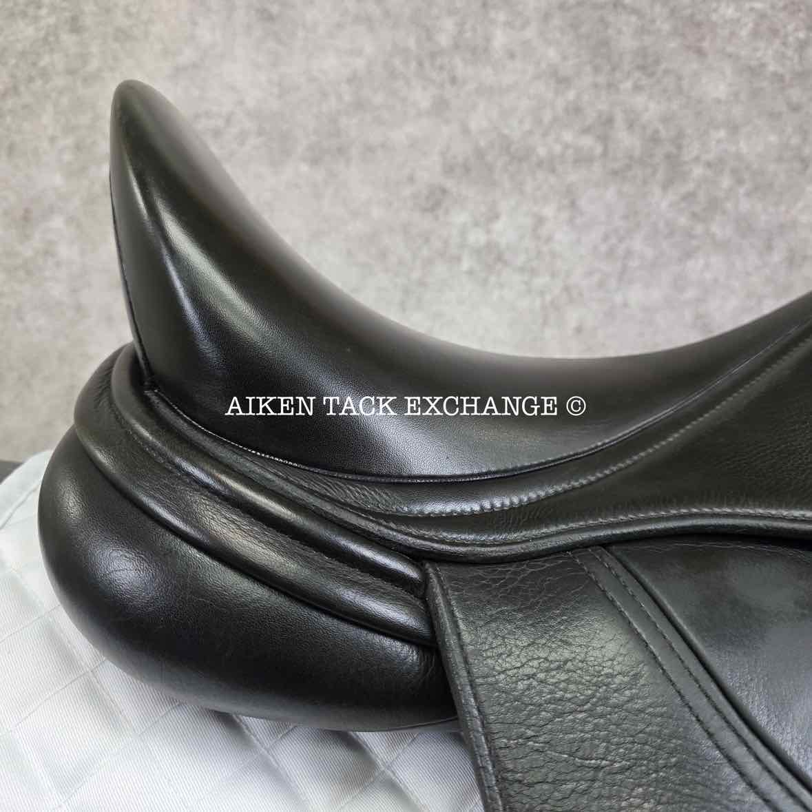 2017 Peter Horobin Stride Free Geneva Monoflap Dressage Saddle, 17.5" Seat, Extra Wide Tree, Wool Flocked Panels