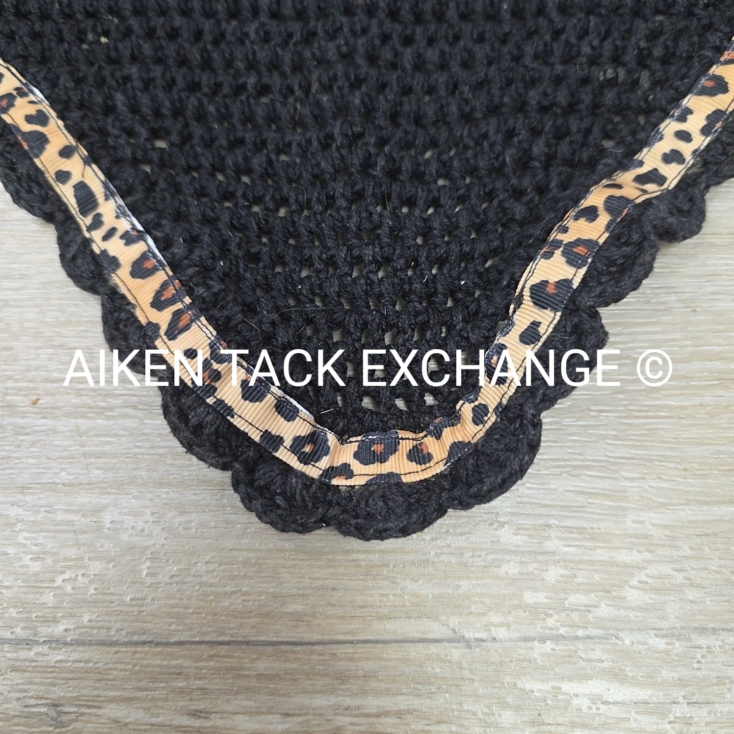 Leopard Print Ear Bonnet, Size Full