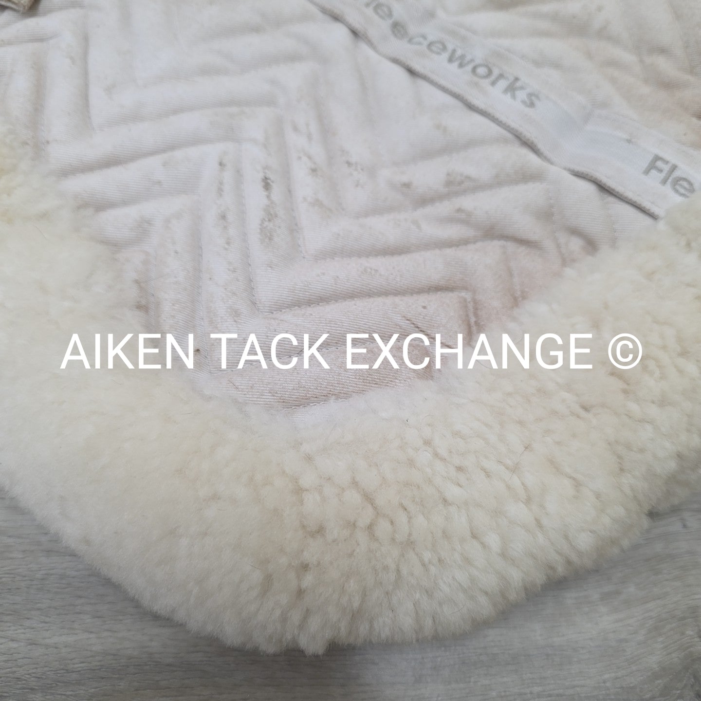 Fleeceworks Sheepskin Perfect Balance with Rolled Edge Half Pad