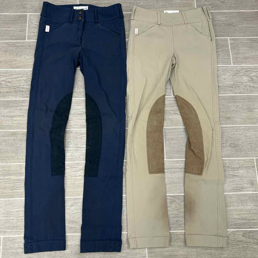 BARGAIN BUNDLE: Tailored Sportsman Trophy Hunter Knee Patch Jods, Size 14, 2 Pai