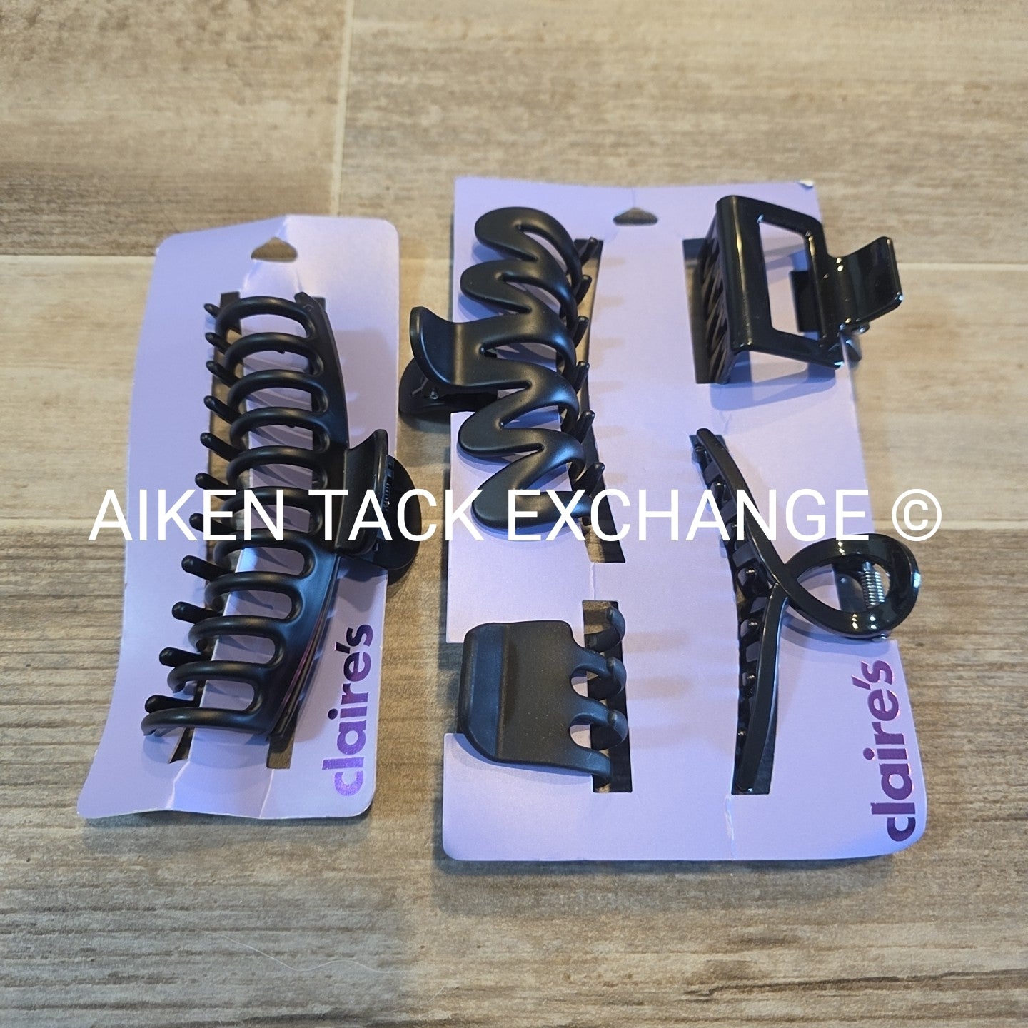 Claire's Claw Clip Bundle - 4 Total