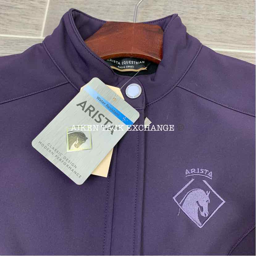 Arista Women's Soft Shell Jacket, Size XS, Blackberry, Brand New