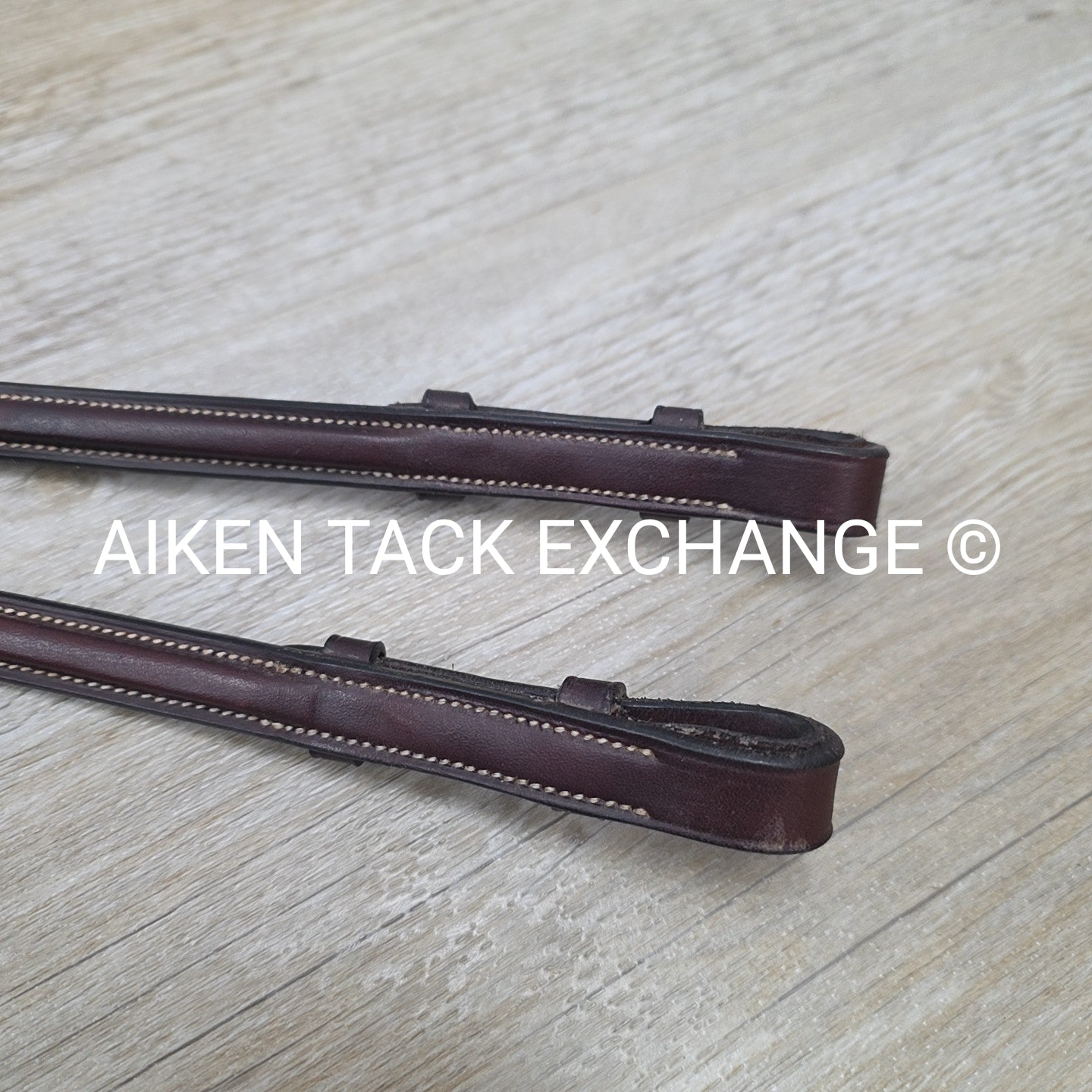 Harmohn Kraft Americana Fancy Stitched Laced Reins, Brown, 56"