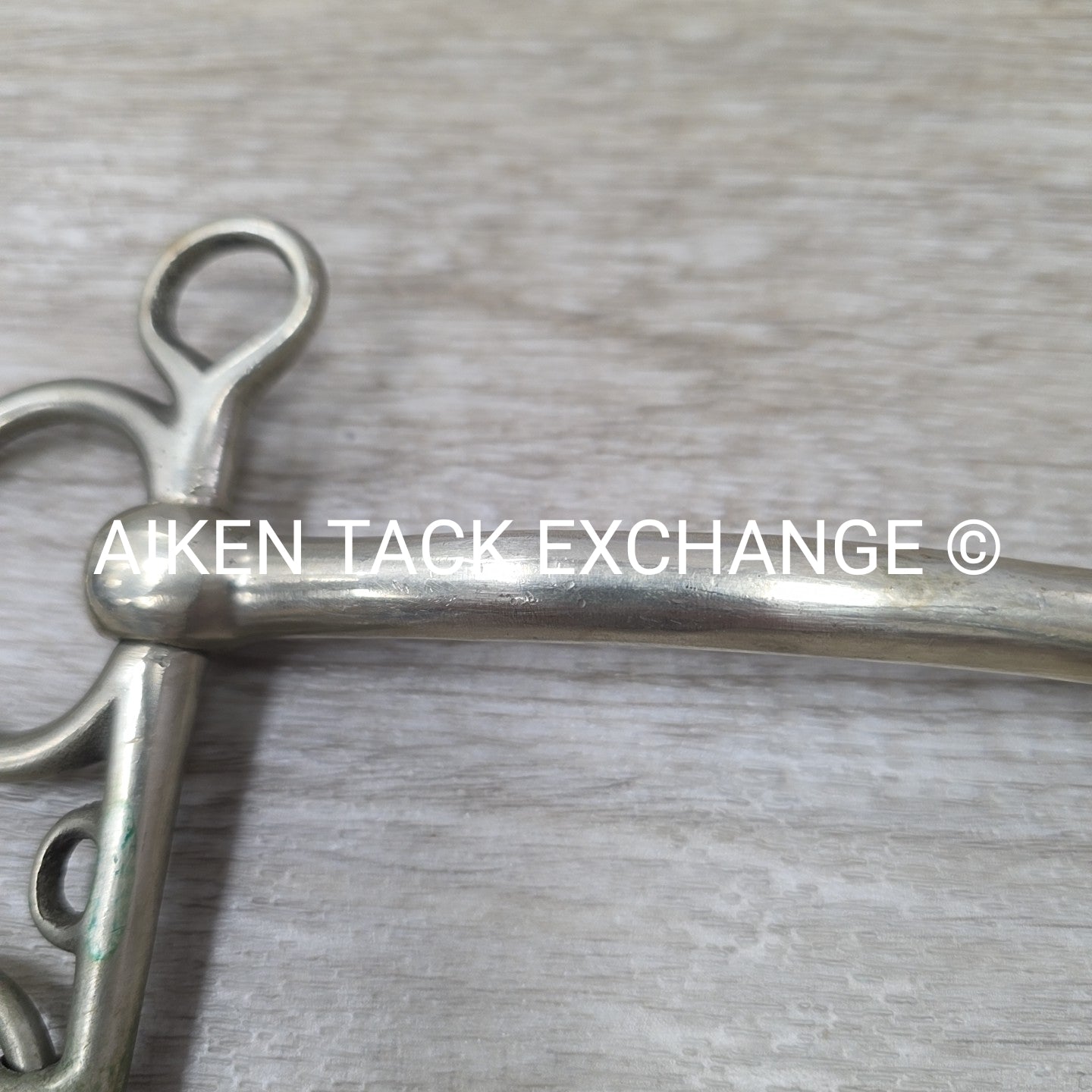 Never Rust Mullen Mouth Pelham Bit (No Hooks & Curb Chain) 4.75"