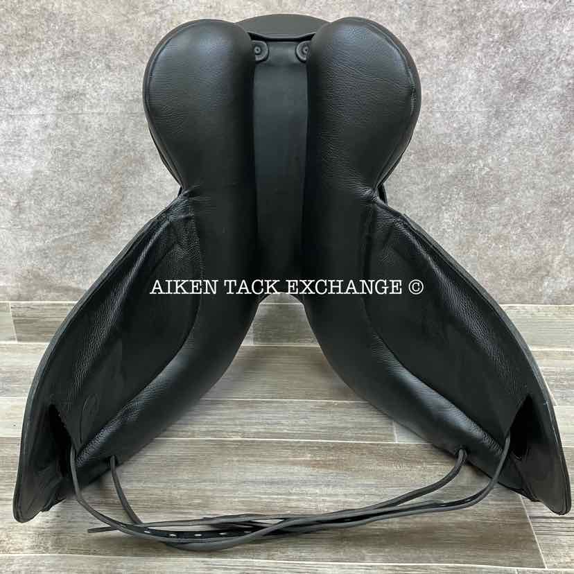 2023 Envy by Custom Saddlery Motion Monoflap Dressage Saddle, 17.5" Seat, Adjustable Tree, Wool Flocked Panels