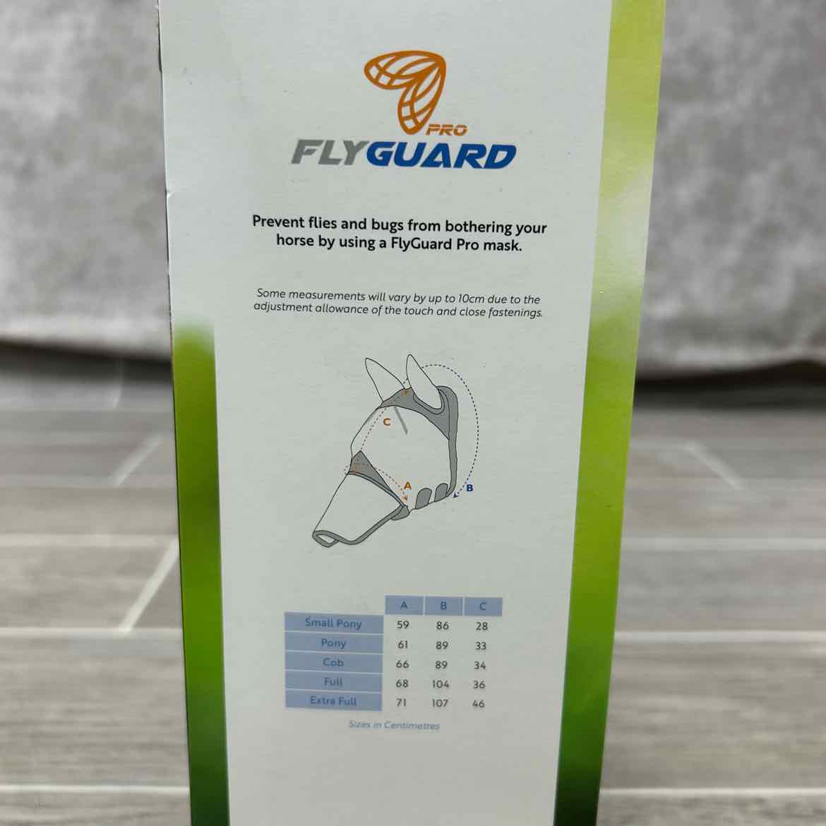 Shires FlyGuard Pro Fine Mesh Fly Mask with out Ears, Size Cob