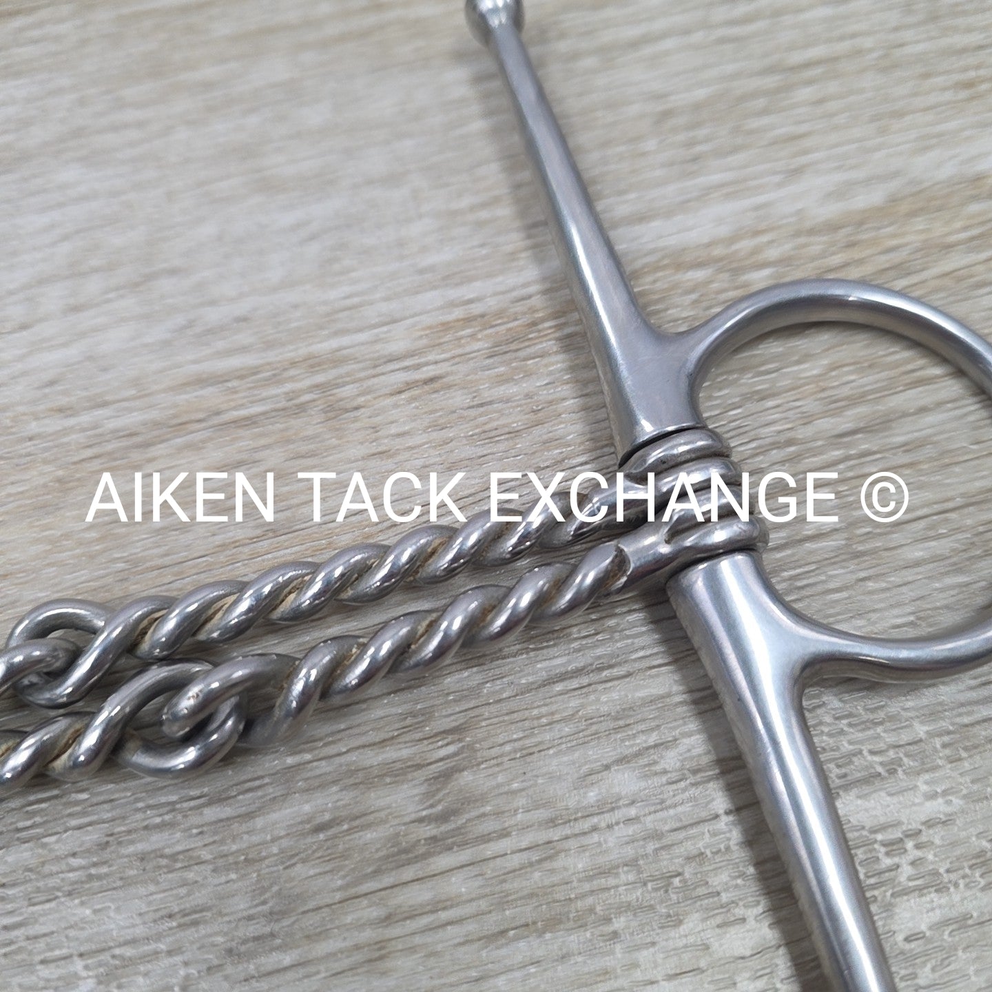 Full Cheek Double Twisted Wire Bit 5.25"