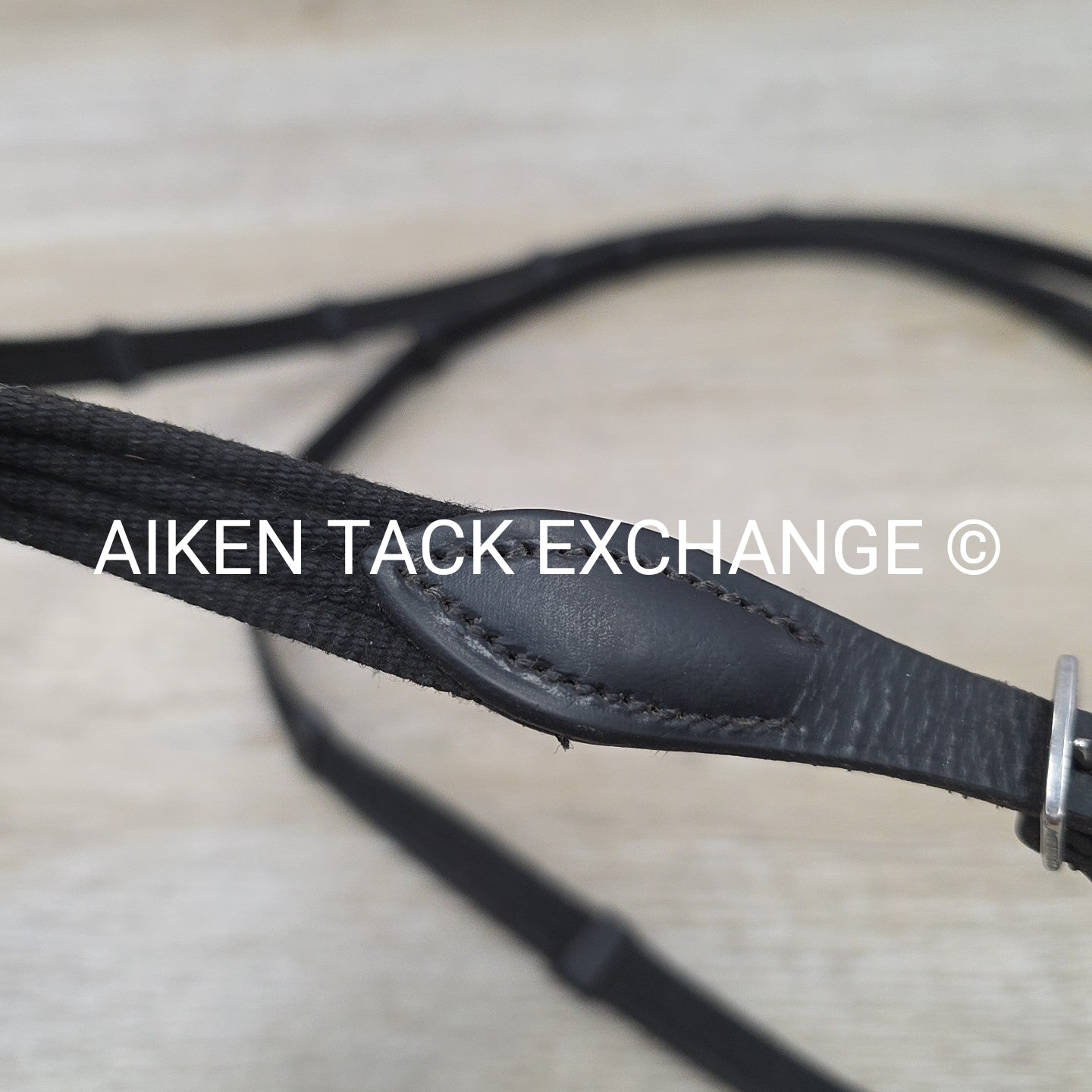 Kieffer Cotton Web Reins, Black, 60"