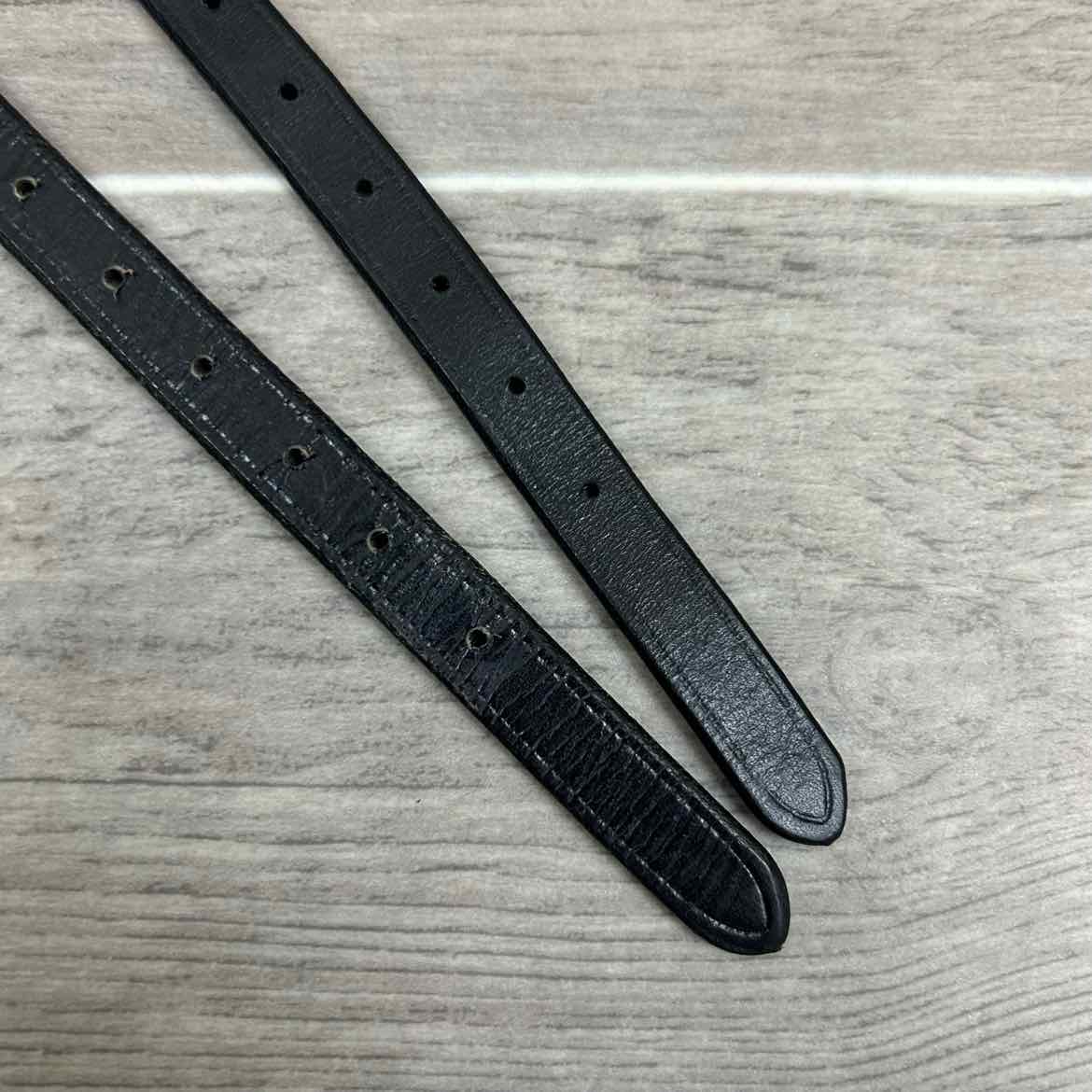 Dover Saddlery Garter Jodphur Straps, Black, Size Medium