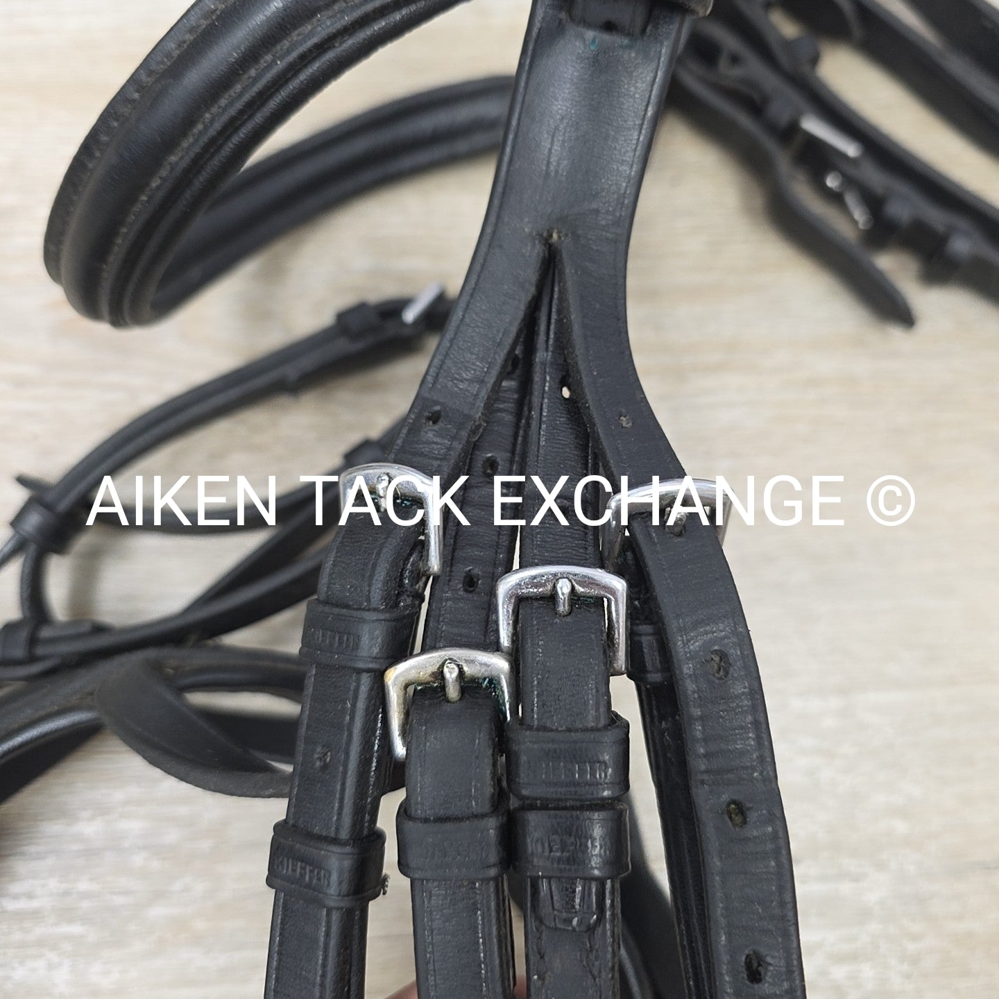 BARGAIN BUNDLE: Kieffer Weymouth Double Bridle with KL Select Rubber Reins & Stu