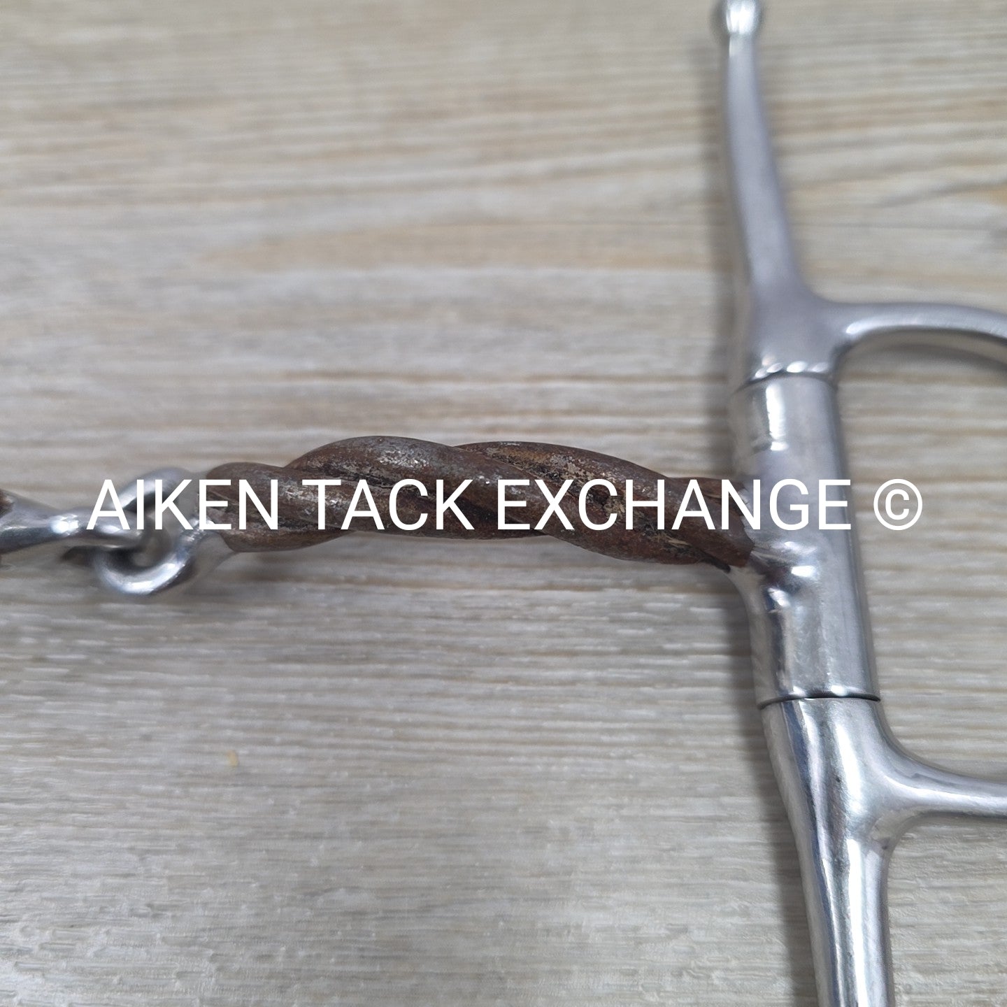 Myler Single Joint Copper Twisted Wire Full Cheek Bit 5"