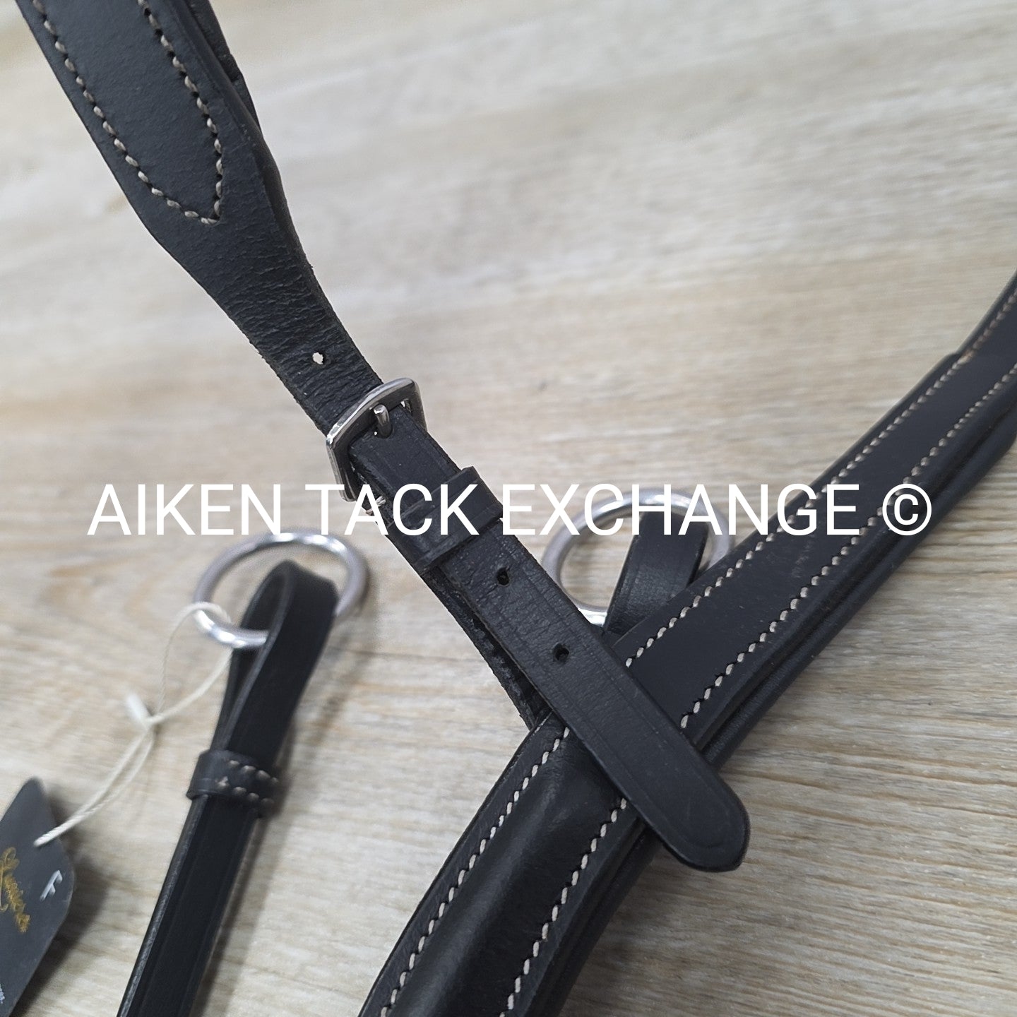 Lumiere "Anka" Breastplate with Running Martingale Attachment, Black, Size Full