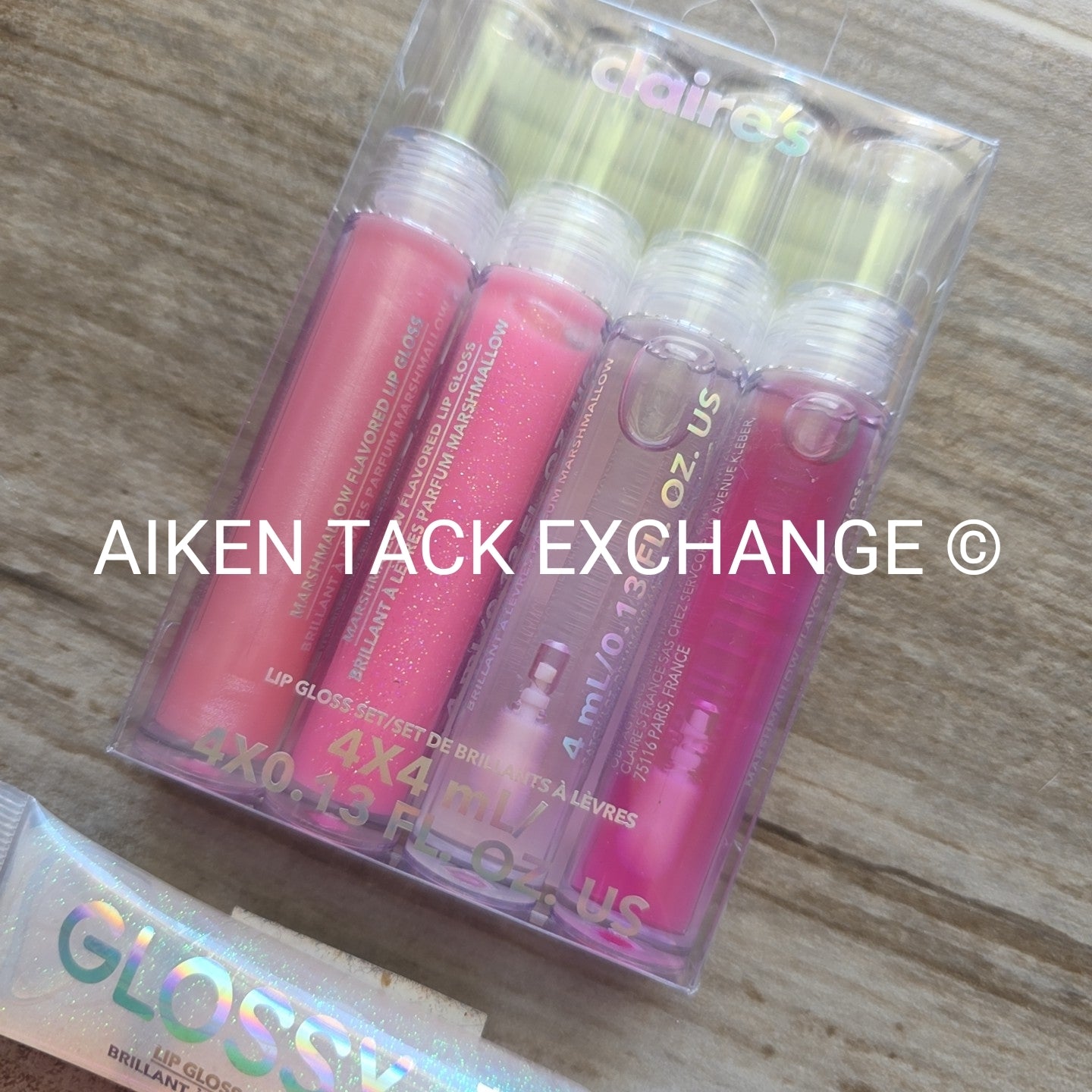 Claire's Lip Gloss Set (4) & Glossy Brilliant Lip Gloss (2)