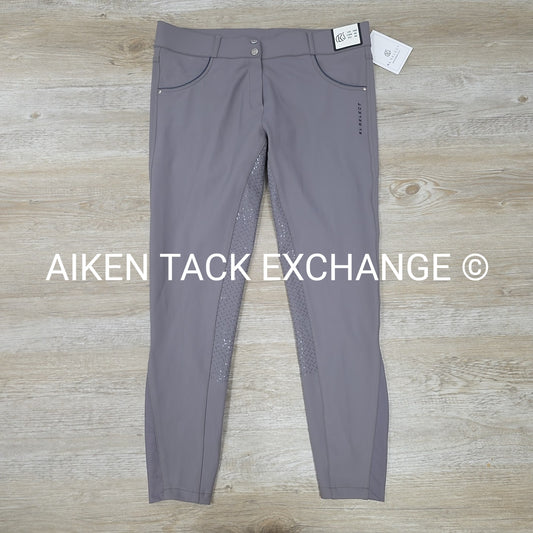 KL Select Gabrielle Silicone Grip Full Seat Breeches, Size 34 R