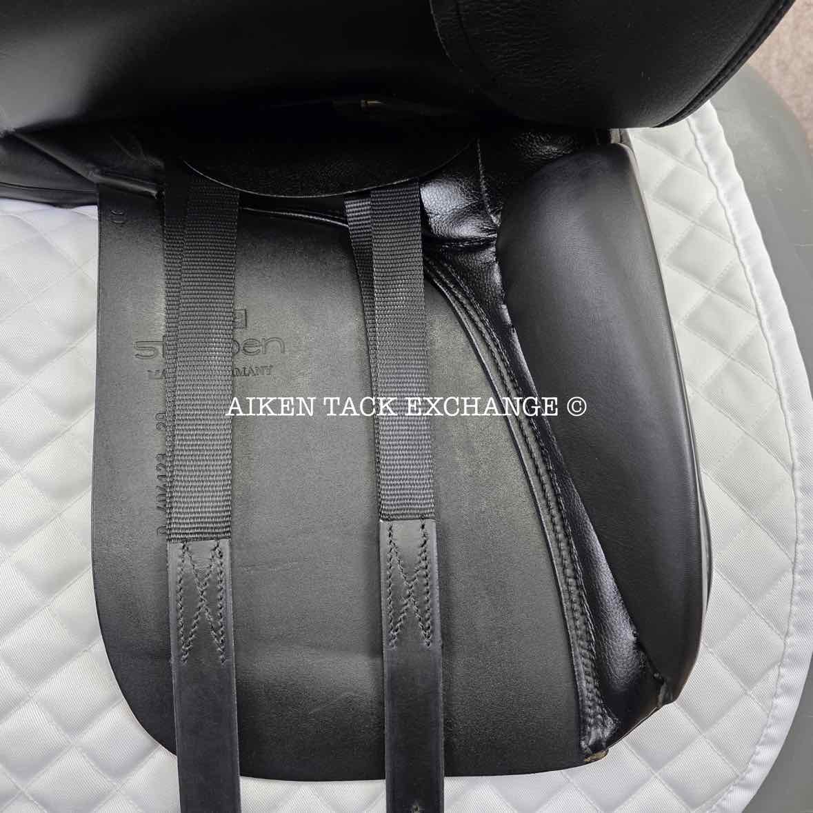 2018 Stubben Virginia Deluxe Dressage Saddle, 17.5" Seat, 29cm Tree - Medium, Wool Flocked Panels