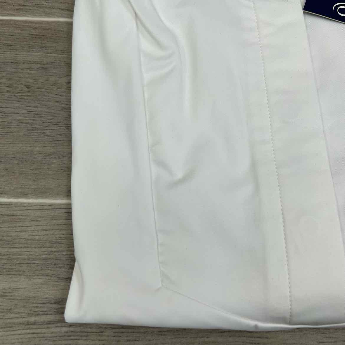 Ovation Elegance Long Sleeve Show Shirt, White, Size X-Large