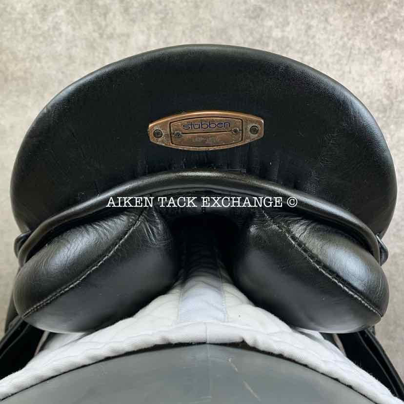 2006 Stubben Maestoso Deluxe Dressage Saddle, 18" Seat, 32cm Tree - W/XW, Wool Flocked Panels