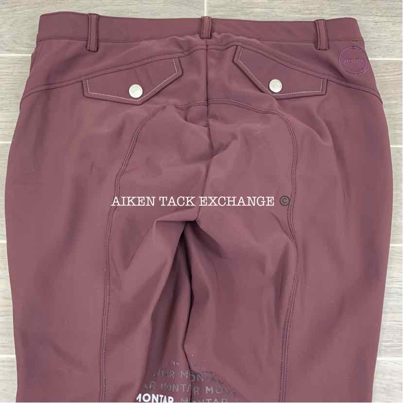 Montar Silicone Grip Knee Patch Breeches, Size 44 (US 32)