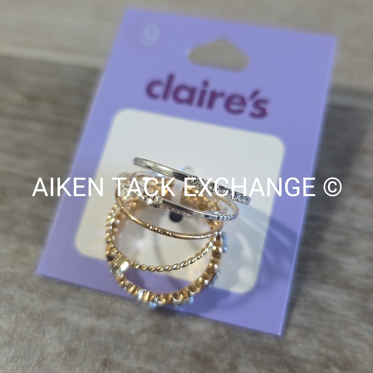 Claire's Stackable Rings - Size 9
