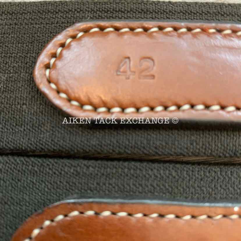 KL Select Red Barn Pace Perfect Hunter Girth, Brown, 42"