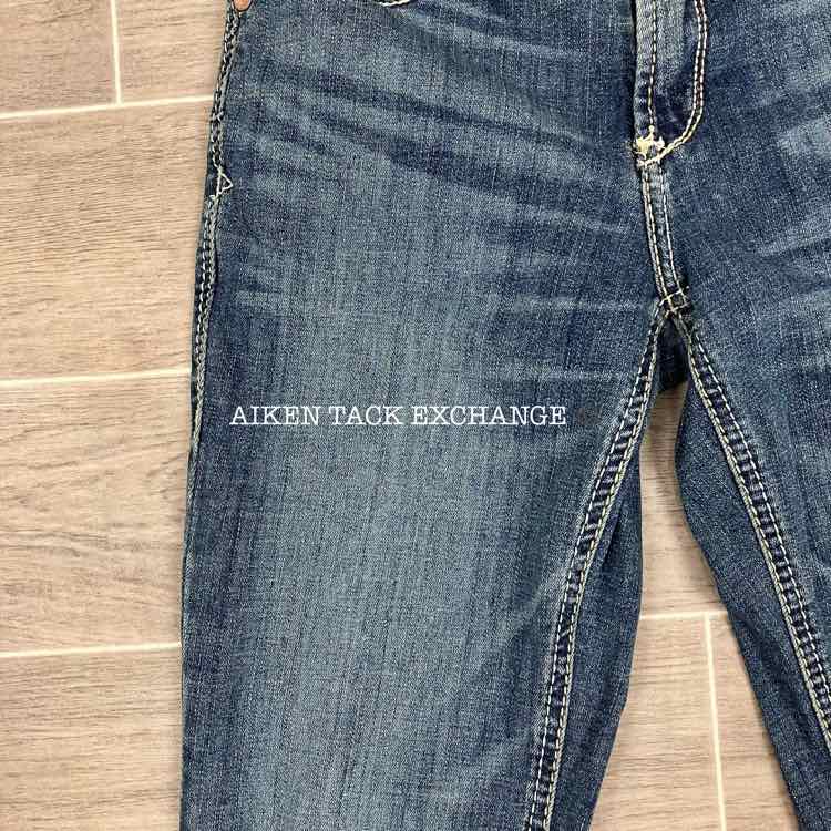 Ariat R.E.A.L Straight Leg Denim Jeans, Size 28 R