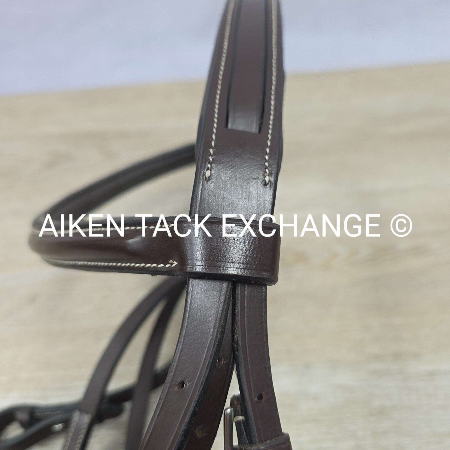 KL Select Black Oak Aster Bridle, No Reins, Oversize