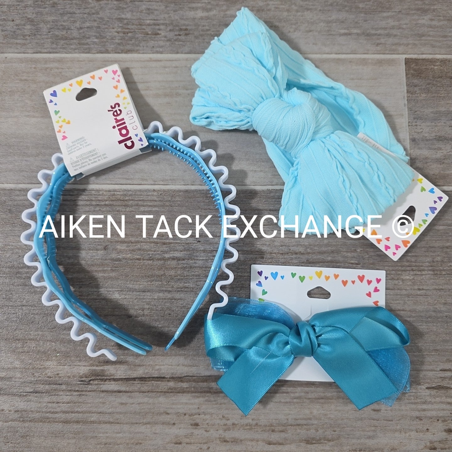 Claire's Hair Bundle - 3 Headbands, 1 Hair Clip