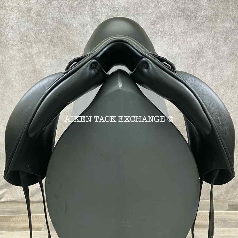 2017 Equipe Olympia Monoflap Dressage Saddle, 17" Seat, Wide Tree, Foam Panels