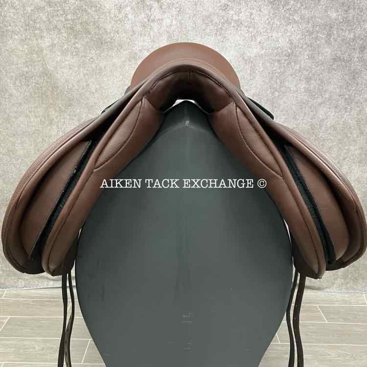 2021 Black Country GPX All Purpose Jump Saddle, 17" Seat, Wide Tree, Wool Flocked Panels