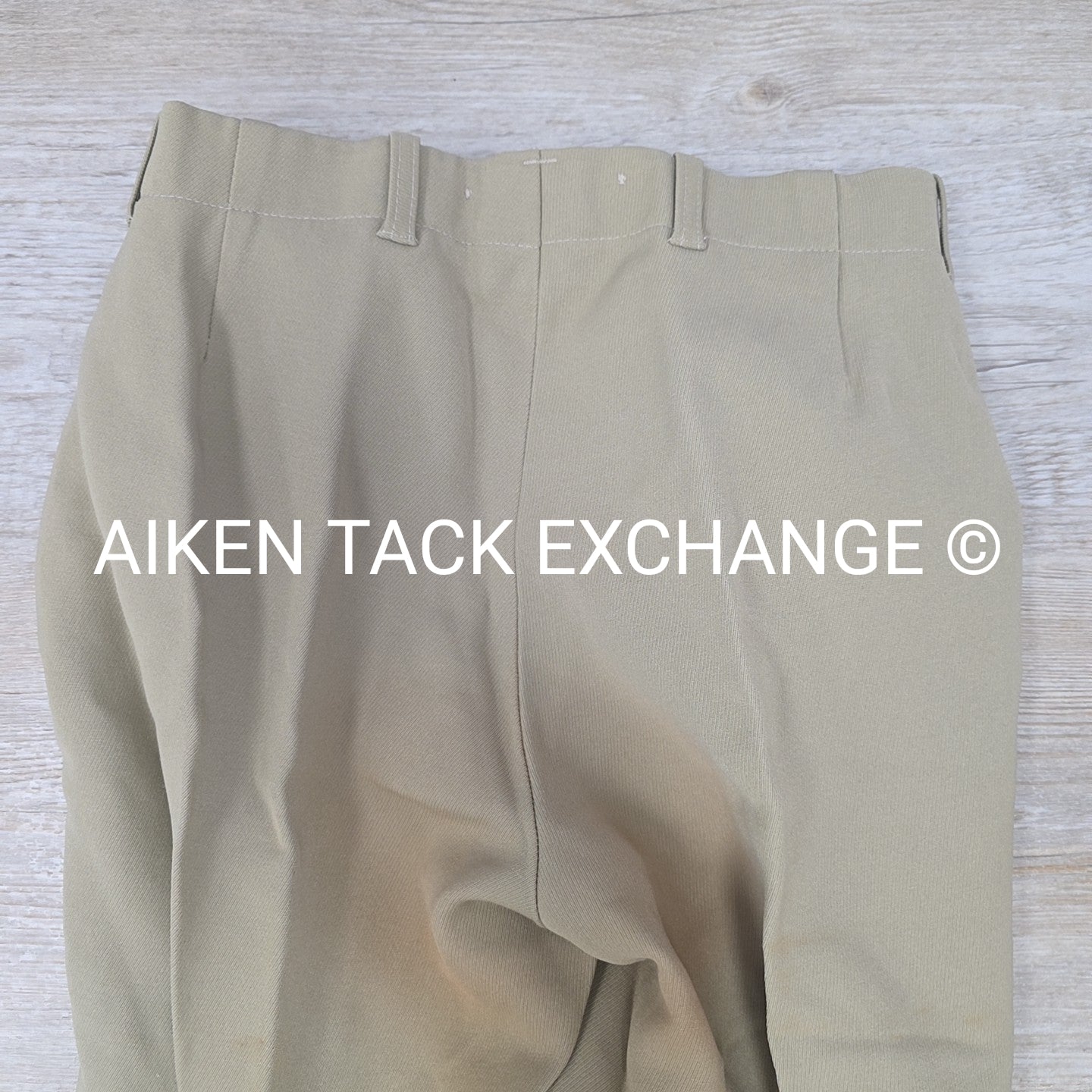 BARGAIN BUNDLE: 2 Tailored Sportsman Side Zip Knee Patch Breeches, Size 24 + 26