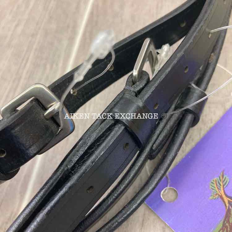 KL Select Red Barn Arena Ergonomic Bridle with Flash Crank Noseband, Black, Size Full, Comes with Matching Reins, Brand New
