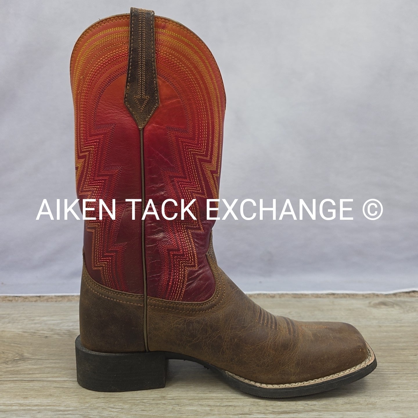 Ariat Round Up Waylon Western Boots, Size 8