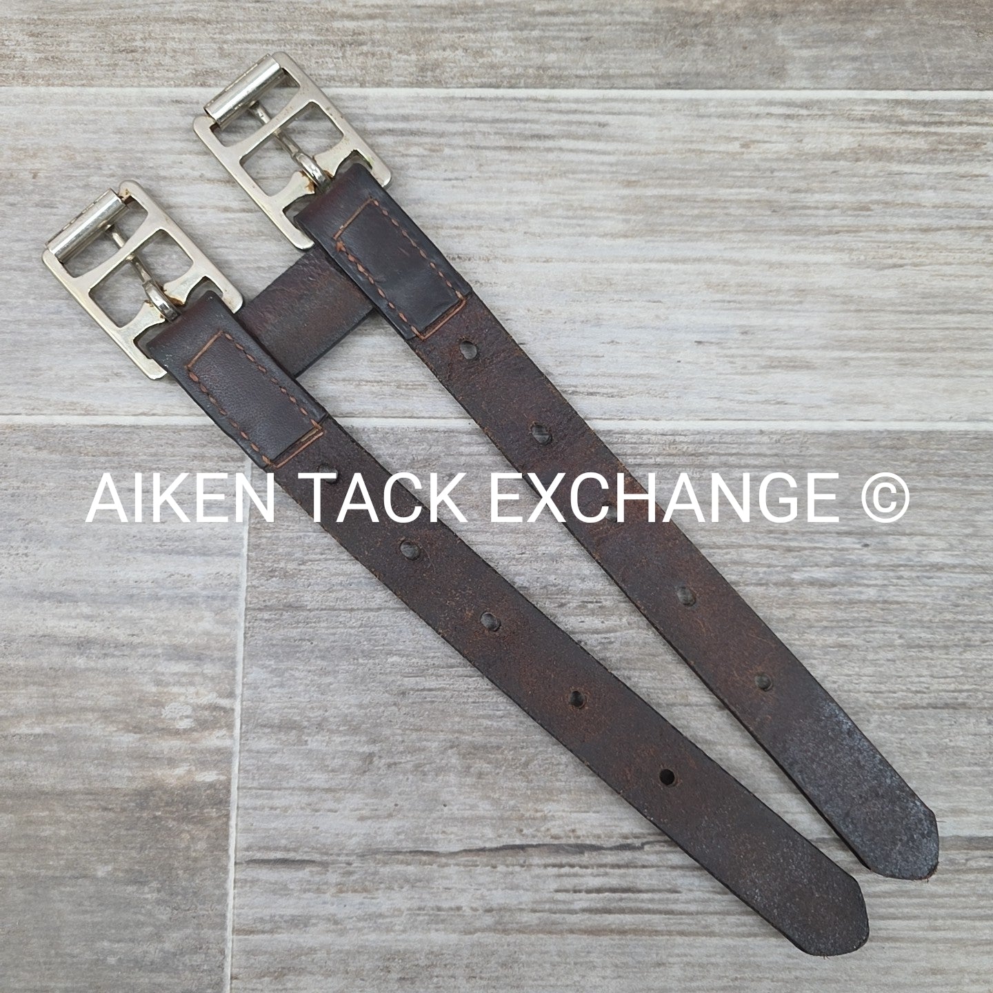 English Leather Girth Extender with Roller Buckles