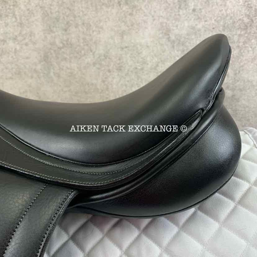 2019 PDS Carl Hester Integro II Monoflap Dressage Saddle, 18" Seat, Adjustable Tree - Changeable Gullet, Wool Flocked Panels