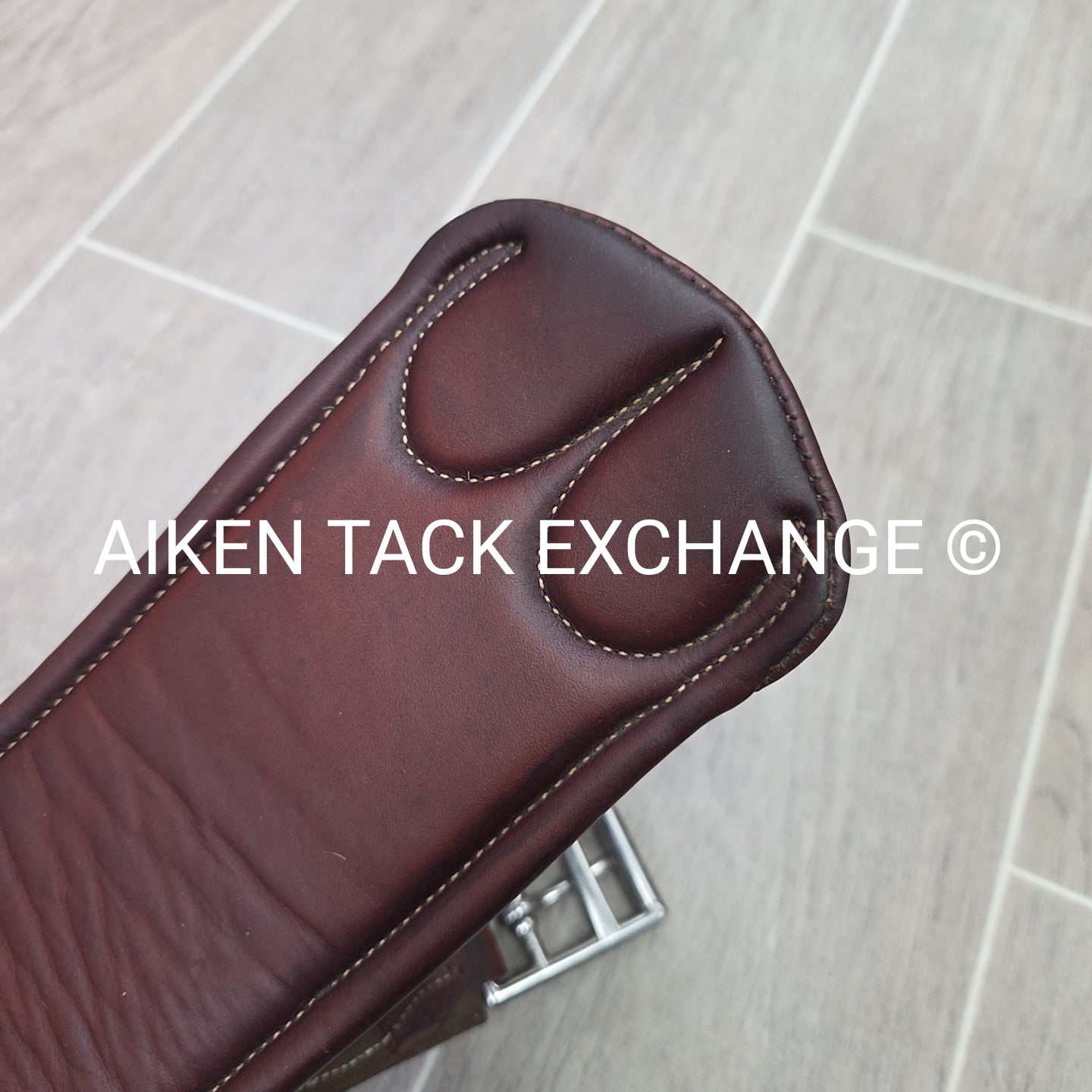 Devoucoux Belly Guard Stud Guard Girth, Brown, 24"