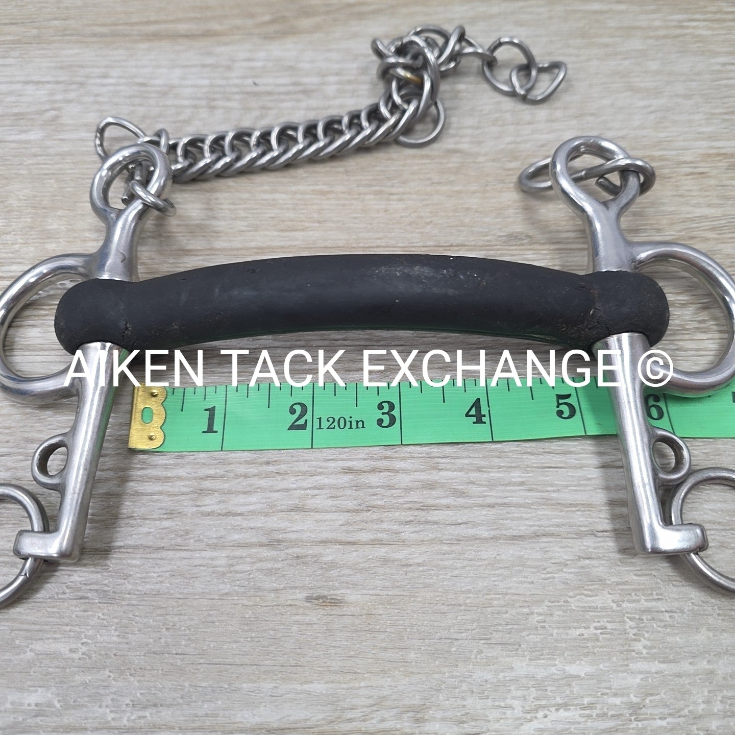 Hard Rubber Mullen Mouth Pelham Bit 5"