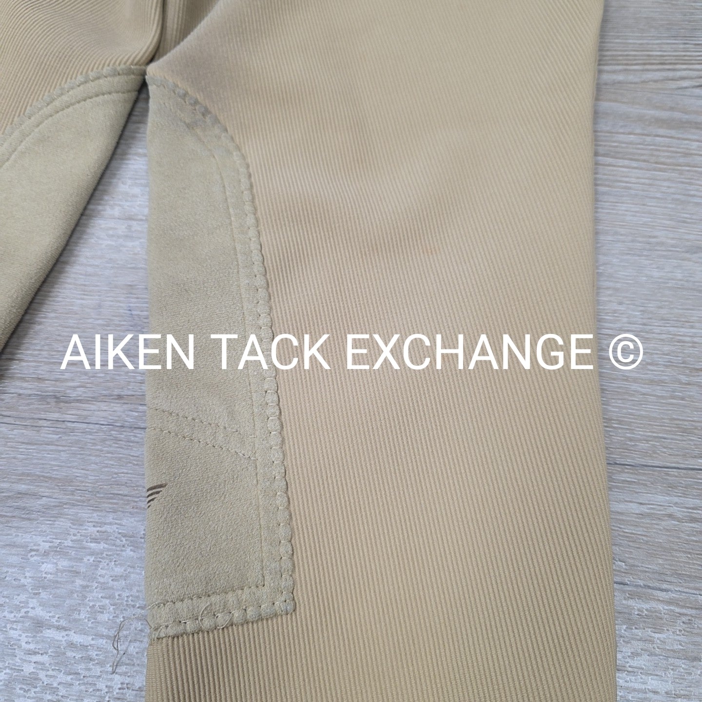 TuffRider Ribbed Knee Patch Breeches, Size 28