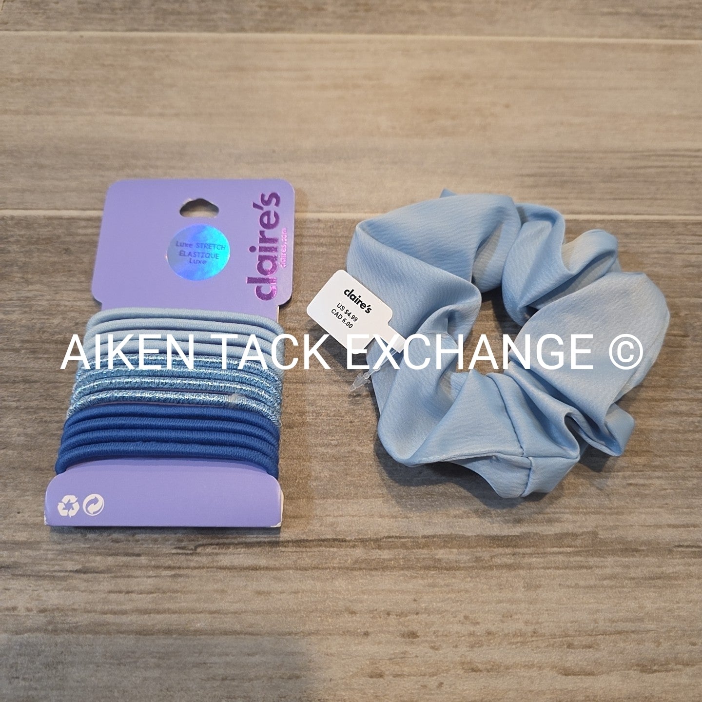 Claire's Hair Bundle - 1 Hair Tie Set, 1 Scrunchie