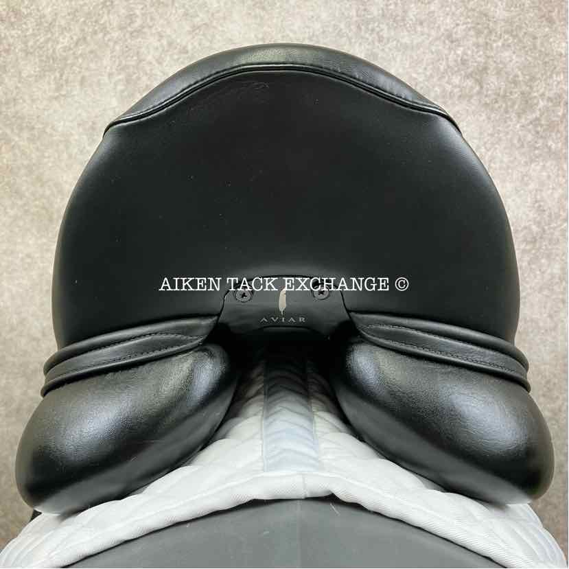 2021 Aviar Rook 2.0 Monoflap Dressage Saddle, 17.5" Seat, Adjustable Tree, Foam Panels