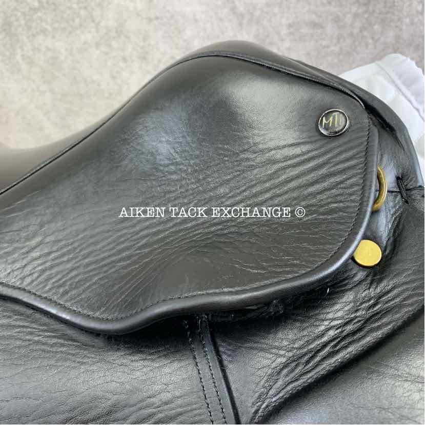 **SOLD** Marcel Toulouse Aachen Dressage Saddle, 17" Seat, Wide Tree, Wool Flocked Panels